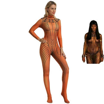  O retorno da Múmia ANCK SU NAMUN Cosplay Traje Egito Cleópatra Terno Rainha Egípcia Traje de Halloween Para as Mulheres, Crianças