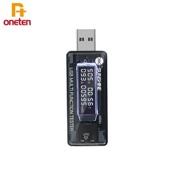  SOL Inteligente Display Digital Testador SS-302A de Corrente e de Tensão Tester de Carregamento USB Tester (QC4.0)