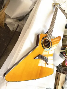  De alta qualidade, personalizado guitarra em forma de buraco de abeto painel frete grátis