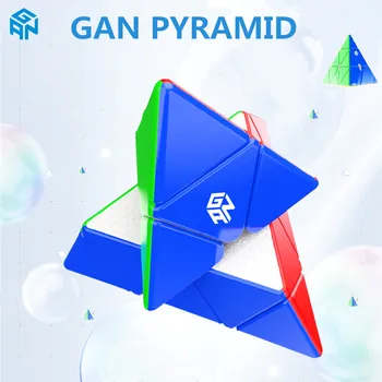 GAN Pyraminx Magnético Magic Speed Cubo GAN Pirâmide Avançado Uv Profissional Fidget Brinquedos Cubo Mágico Quebra-cabeça