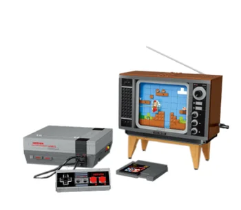  Super NES, Nintendo Entertainment System Modelo Compatível 71374 Construção de Bloco de Tijolo Assembleia Jogo de TV Kids Brinquedos presentes de natal
