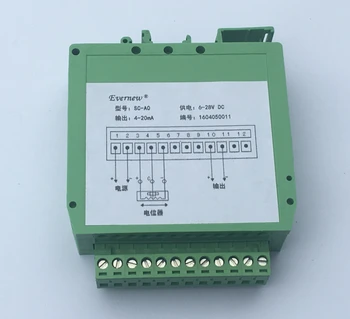  0-5V,0-10V,4-20mA Potenciômetro conversor de sinal de Resistência do tipo de deslocamento de sensor transmissor de ANÚNCIO módulo de conversão a série SC