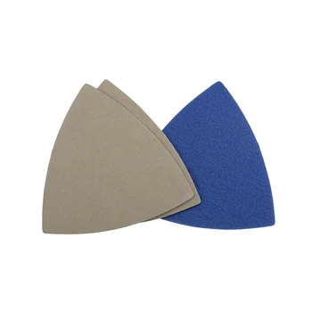  3Pcs Lixar Disco Triângulo Detalhe de Lixar com Lixa de velcro 3-1/2 Polegadas Lixar Pad 7000 Grãos Abrasivos de Polimento de Ferramentas