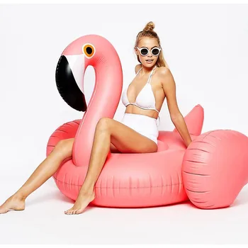  Para Adultos, Piscina de 60 Polegadas Inflável Gigante do Ouro de Rosa Flamingo Swan-Passeio no Verão, Brinquedos, Jogos na Piscina Colchão de Água Flutua