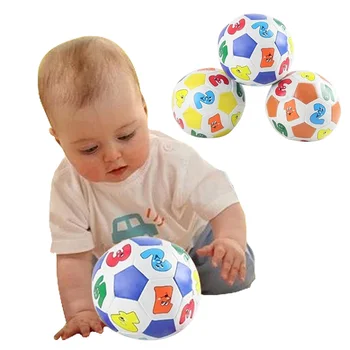  Crianças Brinquedo Educativo Bebê De Aprendizagem Número De Cores Bola De Borracha Brinquedo De Alta Qualidade