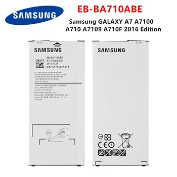  SAMSUNG Original EB-BA710ABE de 3300mAh da Bateria Para Samsung GALAXY A7 A7100 A710 A7109 A710F 2016 Edição do Telefone Móvel