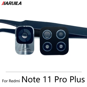  100% Original de Volta Câmera Traseira Lente de Vidro Com Ahesive Para Xiaomi Mi 11 Lite 5G 11T Pro Ultra Redmi Nota 11E 11 11T 5G de Reparação