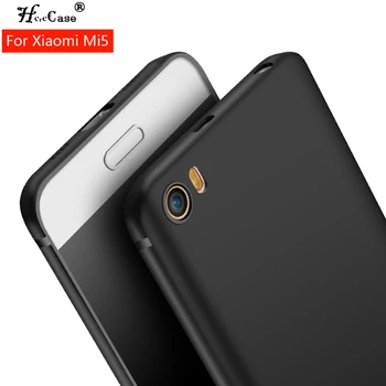  HereCase Caso para Xiaomi Mi5 Xiaomi MI 5 M5 Mi5S Ultra Fino Scrab Silicone TPU Cover for Xiaomi Mi 5 Tampa Xiaomi Mi5S Saco Shell