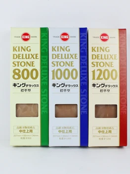  Japonês KING Deluxe Wetstone #800 #1000 #1200 - Waterstone para Afiar Feitas no Japão