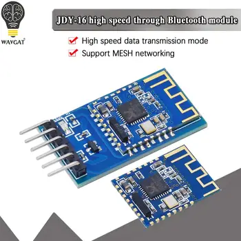  JDY-16 compatíveis com Bluetooth 4.2 Transparente Módulo de Transmissão CC2541 2.4 G sem Fio BLE IIC I2C Interface UART Apoio Airsync