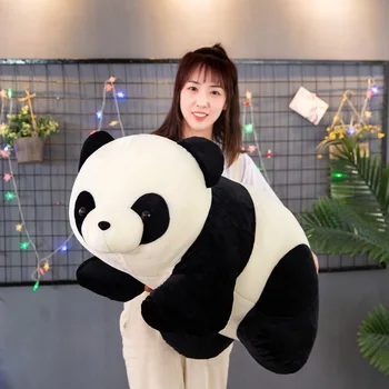  25-60cm Bebê Bonito Grande Urso Panda Gigante de Pelúcia Animal de Pelúcia Boneca Animais Brinquedo de Almofadas de desenhos animados Kawaii Bonecas de Meninas Presentes de Aniversário