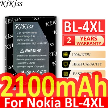  2100mAh KiKiss Poderosa Bateria BL-4XL para Nokia BL 4XL