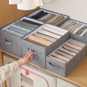  Calças de brim do compartimento do armário de roupas caixa de separação de calças de gaveta de armazenamento separado cueca sutiã compartimento quente
