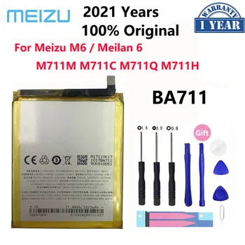  100% Original 3070mAh BA711 Bateria Para o Meizu M6 Meilan 6 M711M M711C M711Q M711H Baterias do Telefone Móvel Bateria