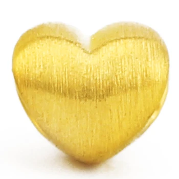  24K de Ouro Amarelo Pingente de venda Quente Mulheres 999 3D Amarelo-Ouro, do Amor Pingente de Coração P6217
