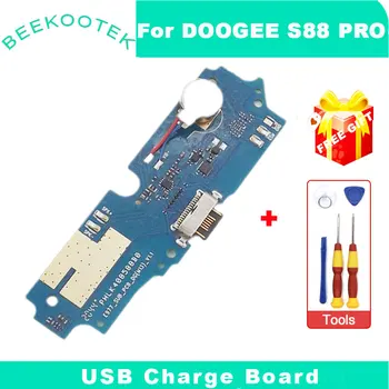  Novo Original DOOGEE S88 Pro Porta de Carregamento do Conselho da Placa USB Com VibratorRepair Acessórios Peças Para DOOGEE S88 Pro Smartphone