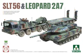 TAKOM 5011 1/72 SLT56 & Leopard-2A7 modelo Plástico kit