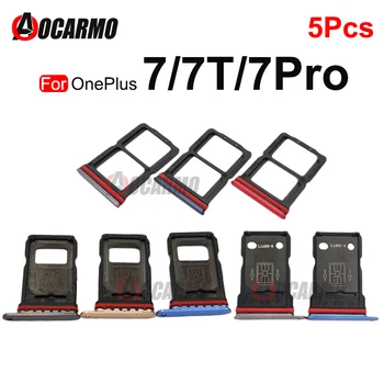  5Pcs Único Dual SIM Sim Suporte da Bandeja de Cartão Para OnePlus 7 Pro 7T 1+7 Peça de Substituição