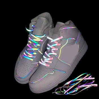  1Pair Luminosa Cadarços Televisão de Lona, o Tênis Sapato de Cadarço Colorido que brilha No Escuro da Noite Fluorescente Unissex, Cadarço de Sapato Cadeia