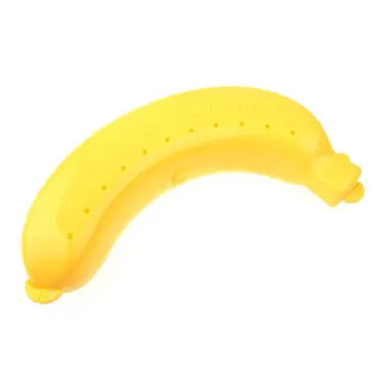  Portátil Banana Caixa De Protecção De Frutas Suporte Universal De Banana Caso Almoço Recipiente De Armazenamento De Caixa Para Crianças
