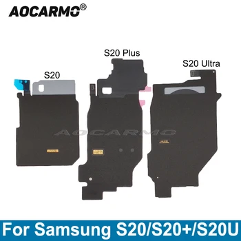  Aocarmo Carregador de Carregamento sem Fios da Bobina de Indução Módulo NFC Flex Cabo Para Samsung Galaxy S20 S21 S22 Plus Ultra S20+ S20US20 FE