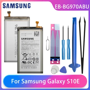  Original Samsung Galaxy S10E S10 E SM-G970F/DS SM-G970F SM-G970U SM-G970W Bateria do Telefone EB-BG970ABU 3100mAh Ferramentas Gratuitas AKKU