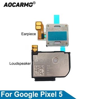  Aocarmo Para O Google Pixel 5 Top Fone De Ouvido Alto-Falante Inferior Do Altifalante De Campainha Campainha Cabo Flexível De Peças De Reposição