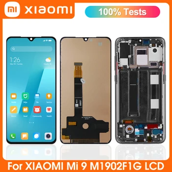 Alta Qualidade de TFT Para Xiaomi Mi9 Mi 9 Visor LCD da Tela de Toque Substituição do conjunto do Digitador Para Xiaomi9 M1902F1G Peças de Reparo