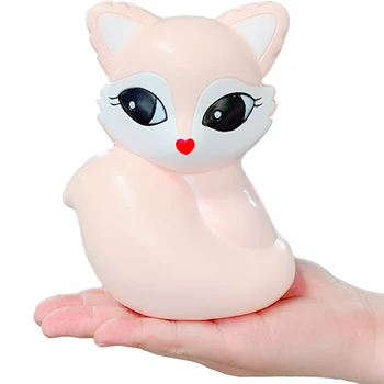  Jumbo Kawaii Fox Molinho Lento Aumento de Simulação Suave Perfume Squeeze Brinquedo Alívio do Estresse Original Pacote de Presente Divertido Brinquedo para Crianças