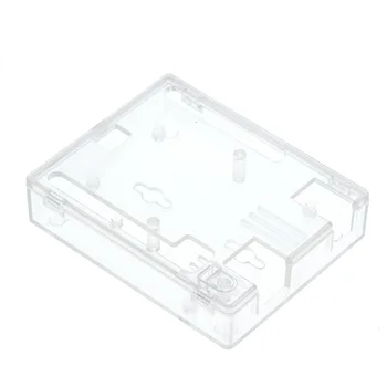  R3 Caso Gabinete de Acrílico Transparente Caixa de Tampa transparente Compatível para o arduino R3 Caso