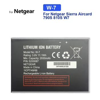  W-7 da Bateria do Telefone Móvel Para Netgear Serra Aircard 790S 810S W7 Bateria de Substituição 2900mAh