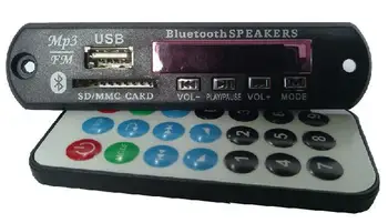  O Transporte Livre! Bluetooth Módulo de Áudio MP3, WMA Player MP3 decodificador com display remoto sensor do módulo