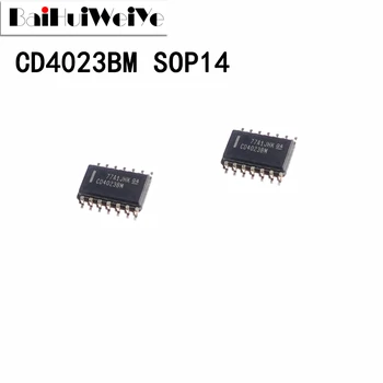  10PCS CD4023BM CD4023 4023BM 4023 CD4023B SOP14 Operacional SOP-14 SMD Novo Original IC Amplificador Chipset de Boa Qualidade