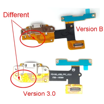 20pcs , Porta de Carregamento USB Conector Dock cabo do Cabo flexível Para o Lenovo YOGA Guia 3 YT3-X50L yt3-x50f yt3-x50 yt3-x50m p5100_usb_fpc_v3.0