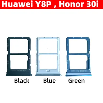  Sim, Bandeja Para Huawei Y8P , Honra 30i , Sim Suporte do Cartão SD Sim Slot para Cartão SD Suporte da Bandeja de Peças de Reposição