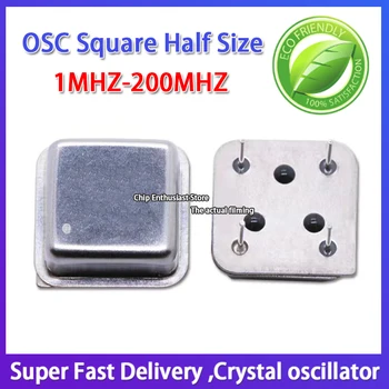  5pcs Quadrado de metade do tamanho de 25m 4P OSC em linha active oscilador de cristal de 25MHz de 4 pinos do oscilador de clock do oscilador