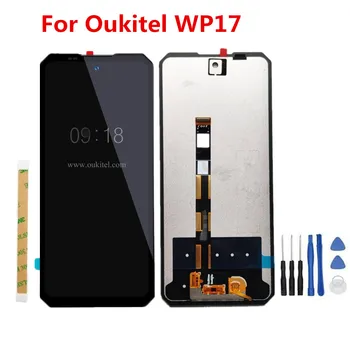  Novo Original Para Oukitel WP17 de Telefone Celular de LCD conjunto do Digitador da Tela de Toque do Painel de Vidro de Reparação de Peças de Reposição
