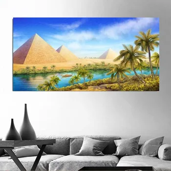  5d diy diamante pintura Completa praça de broca mosaico definido Egito pirâmide paisagem Bordado de diamante rodada strass arte de decoração de casa
