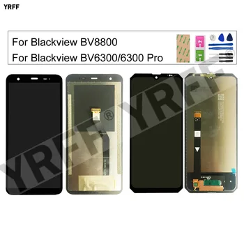  Original Telas de LCD Para Blackview BV8800/BV6300 Pro Visor Lcd+Digitador da Tela de Toque de Telefone, Painel de Vidro, Peças de Reparo de Ferramentas
