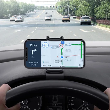  Universal Painel de Carro de Telefone de Suporte Easy Clip de Montagem de Stand de exposição de GPS Suporte Suporte para Carro Suporte Para iPhone Samsung XiaoMi