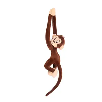  65CM Bonito 4 Cores Kawaii Braço Longo Cauda de Macaco de Pelúcia Boneca de Pelúcia, Cortinas de Sono do Bebê Apaziguar Animal Boneca de Presentes de Aniversário