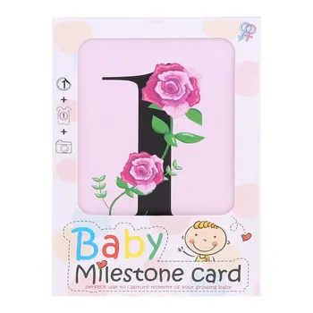 900C Bebê Marco Cartões fotográficos - Conjunto de 12 Cartões fotográficos Para Capturar O Primeiro Ano do Bebê Momentos Memoráveis