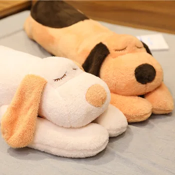  60-110 cm Realistas Cão de Pelúcia / Simulação de Pelúcia Cachorro Animal de Brinquedos para Crianças Soft Baby Doll Crianças Menina Linda de Presente de Aniversário