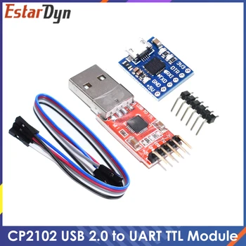  CP2102 módulo USB TTL serial UART STC cabo de transferência Super Escova atualização da linha Um Tipo USB Micro USB 5Pin 6Pin