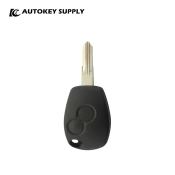  Para a Renault 2 Botões Remoto, Chave Com Lâmina Sem Logo (Vac102) Autokeysupply AKRNS225