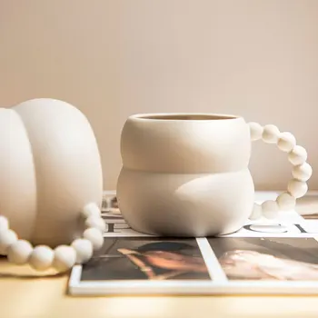  250ml de Cerâmica Criativa de Esferas de Caneca feito a mão Bonito Xícara de Café Nórdicos Decoração Personalizada Casal Canecas de Presente de Chá de Leite de Copos Copos