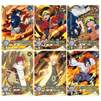  KAYOU Naruto RH Cartão 40--80 Uchiha Sasuke Itachi Uzumaki Naruto Tsunade Obito Coleção de Cartão