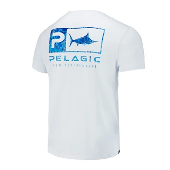  Pelágicos Desgaste De Pesca Camisas De Manga Curta Sol Uv Tops Respirável Vestidos Upf 50 Peixes Roupas De Pesca Vestuário Camiseta De Pesca