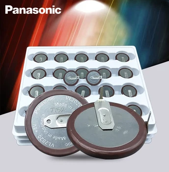  10pc Panasonic Original VL2020 3V 20mAh de moeda tipo de bateria recarregável de 90 graus filé de botão de lítio de bateria de célula