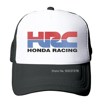  Legal Caminhoneiro Caps HRC Honda Carro de Corrida de Moto Fãs de Pac Legal de Verão de Beisebol rede de Malha de Hip Hop Boné Chapéu para Homens Mulheres